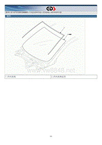 2015年起亚K4 G1.6 TCI GDI-GAMM原厂维修手册 车身内部之挡风玻璃