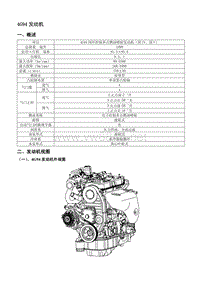 2016年东风风行菱智M5维修手册 01.3 CM5A 4G94发动机维修手册