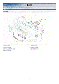 2018年起亚K5 HEV G2.0 GDI NU混动维修手册 车身维修底板控制台