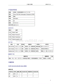 奥迪技术通报14-收音机：在收音机模式时短时声音中断