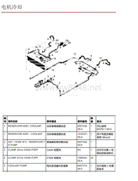 2016年特斯拉Model X零件手册 9.09 电机冷却