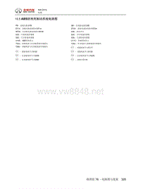 2015年北汽绅宝X65电路图 10.05-ABS防抱死制动系统电路图