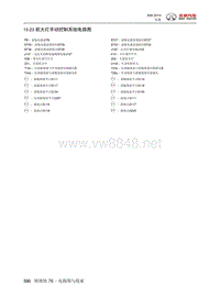 2015年北汽绅宝X65电路图 10.23-前大灯手动控制系统电路图