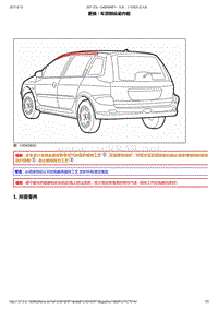 2008-2014年东风标致207维修手册 02-车顶弯梁