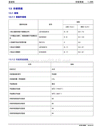 2014年吉利金刚维修手册 1.5-发动机冷却系统