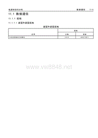 2017款威朗维修手册 11.1 数据通信