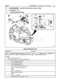 2017款威朗维修手册 17.1 自动变速器—6T30 6T35 6T40 6T45 6T50