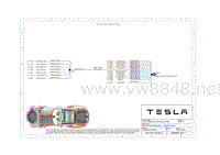 2015特斯拉Model S电路图 26-ground distribution