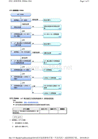 2014年本田凌派AT故障代码P0966排除方法