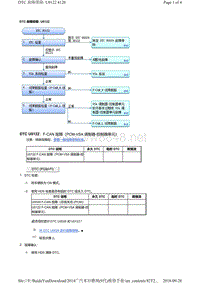 2014广汽本田雅阁发动机故障代码U0122维修方法