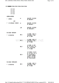 2014广汽本田雅阁发动机故障代码P0300, P0301, P0302, P0303, P0304维修方法