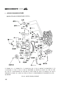 东风日产新奇骏QR25DE发动机正时安装调整
