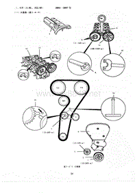 2007款阿尔法罗密欧GT车型1.8L322.05发动机正时安装调整