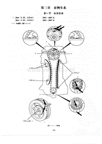 2007款本田JAZZ车型L12A1(1.2L)发动机正时安装调整