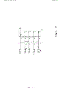 2018款别克Velite5电路图 F14UA、F35UA、F53UA、F54UA 和 F55UA 保险丝