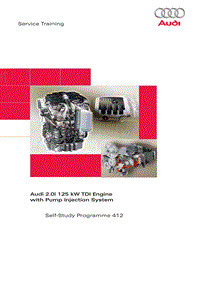 SSP412_Audi 2.0l 125 kW TDI Engine with Pump Injection System