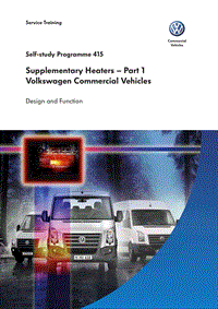 ssp415_gb_Supplementary Heaters - Part 1 Volkswagen Commercial Vehicles