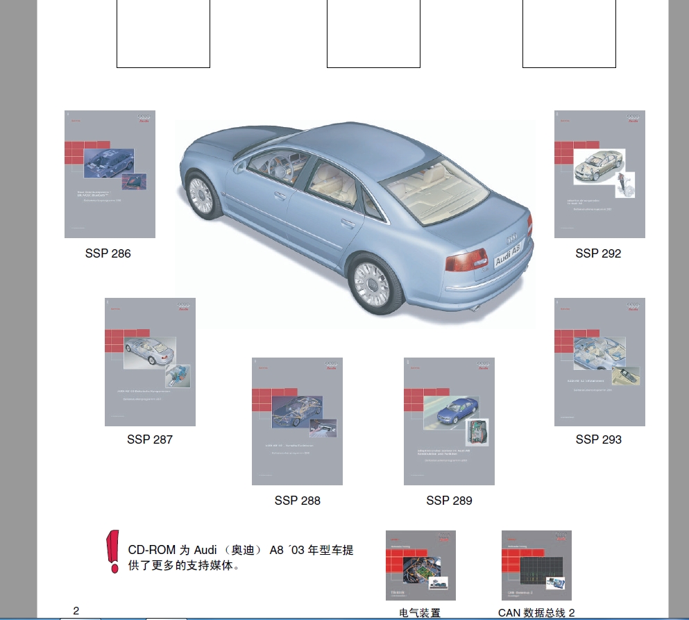 2003奥迪A8电路图中文