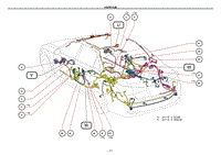 2015-2018款丰田皇冠线束位置图 BodyL-P2