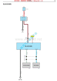2018年长城魏派WEY P8电路图 04 电动压缩机、ECU-GW4C20A电路图