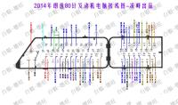 2014年朗逸80针发动机电脑接线图