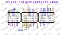 2014年东风日产奇骏MR20DD发动机电脑接线图