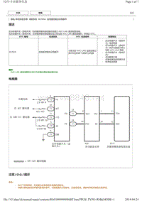 丰田皇冠导航系统故障码B15DA