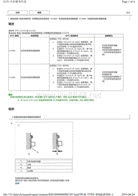 丰田皇冠故障代码C1404