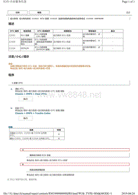 丰田皇冠故障代码C1533