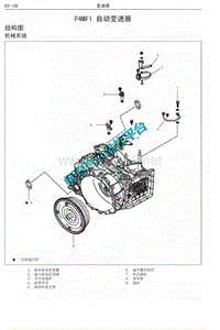 2013年长城哈弗H6维修手册 03 P4MF1自动变速器