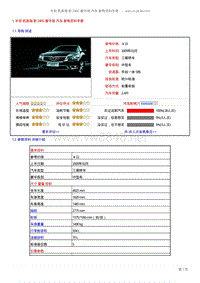 丰田凯美瑞新240G豪华版汽车参考资料手册