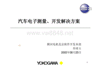 汽车电子测量、开发解决方案