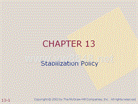 Policy(宏观经济学-加州大学-詹姆斯·布拉德福特·