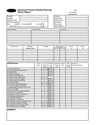福特QS9000各种检查表(1)