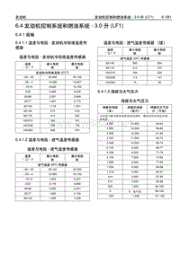 2010年通用林荫大道维修手册6.4发动机控制系统和燃油系统 - 3.0 升(LF1)