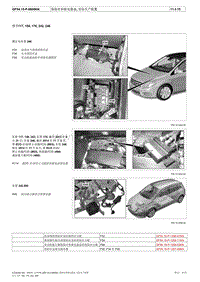 A级车176底盘保险丝和继电器盒, 实际生产配置