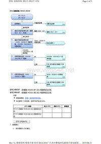 2016年广汽本田九代雅阁故障代码J30A5发动机P0137, P0157