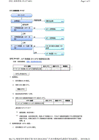 2016年广汽本田九代雅阁故障代码K24W5发动机P1157