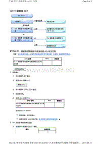 2016年广汽本田九代雅阁故障代码VSA DTC 故障排除 62-11