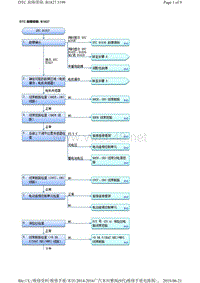 2016年广汽本田九代雅阁故障代码B1827