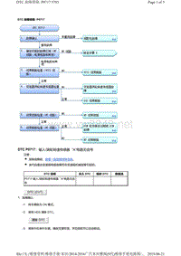 2016年广汽本田九代雅阁故障代码P0717