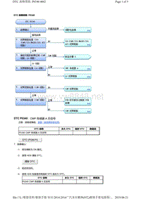 2016年广汽本田九代雅阁故障代码K24W5发动机P0340