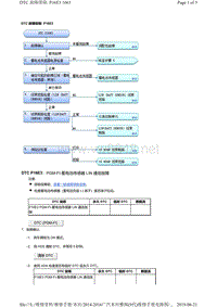 2016年广汽本田九代雅阁故障代码J30A5发动机P16E3