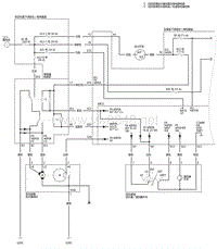 2016年本田杰德（FR1）挡风玻璃刮水器清洗器电路图