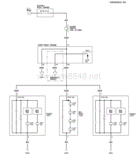 2016年本田杰德（FR1）车外照明灯电路图