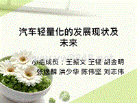 汽车轻量化的发展现状及未来