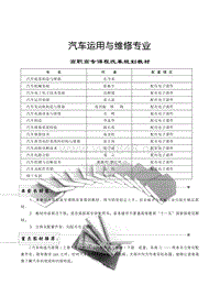 汽车运用与维修专业