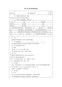 汽车发动机结构与检修教案第三单元 配气机构