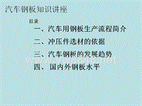 汽车制造业冲压基本——钢板讲解