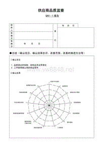 国际著名汽车公司供应商品质监查